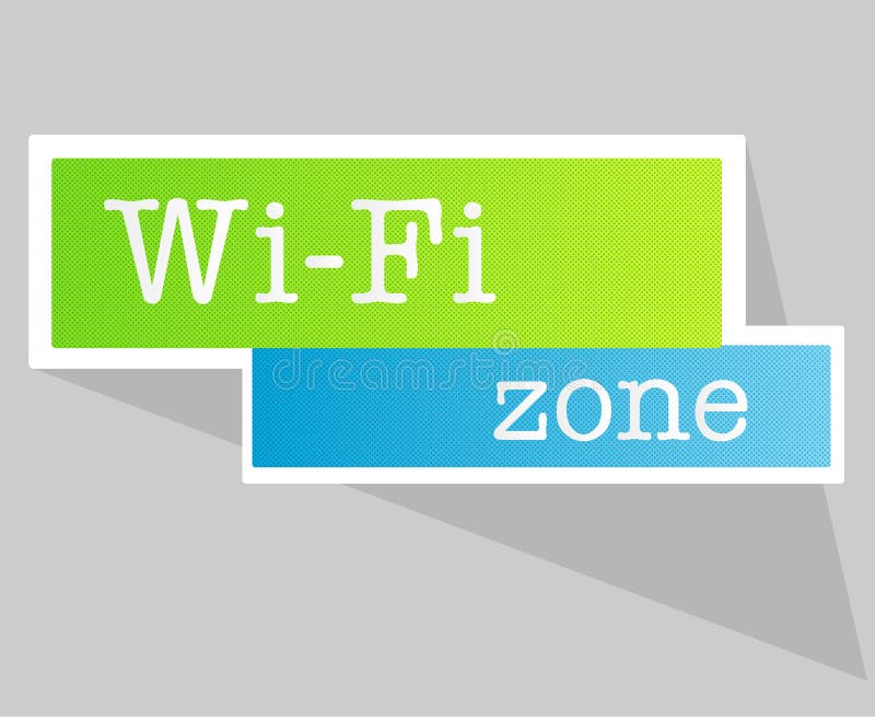 Wifi symbol stock illustrationer Wifi symbol stock illustrationer
