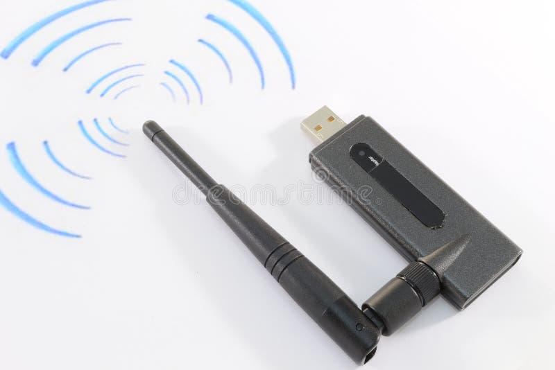 Wifi προσαρμοστών στοκ φωτογραφία