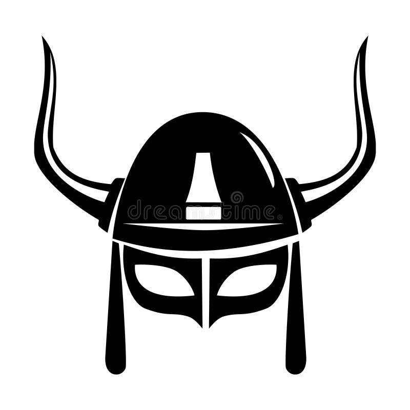 Wikinger-Sturzhelm vektor abbildung Wikinger-Sturzhelm vektor abbildung