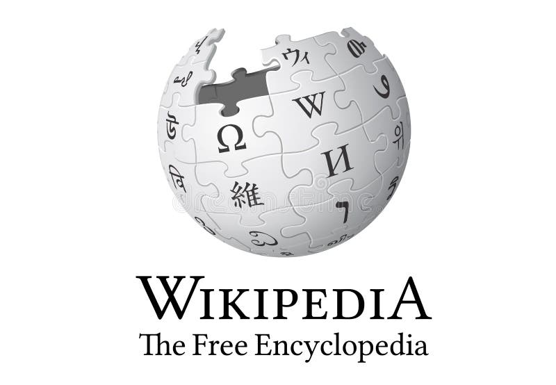 Wikipedia logo stock illustrationer Wikipedia logo stock illustrationer