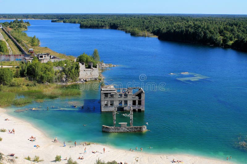 Wild beach in Estonia