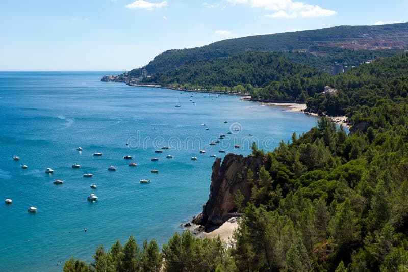 Wild beaches of Setubal in Portugal