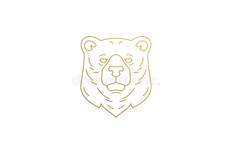 Bear Head Silhouette Stock Illustrations – 11,655 Bear Head Silhouette