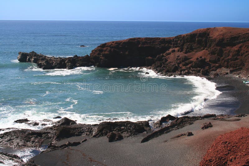 Wild coast, Lanzarote, Spain