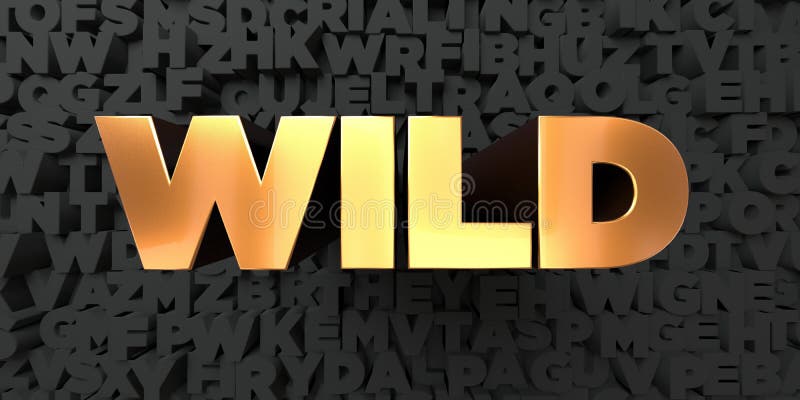 Wildlife text. Wild text.