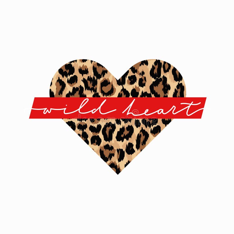 Valentines LOVE red hand lettered cheetah print lips PNG FILE