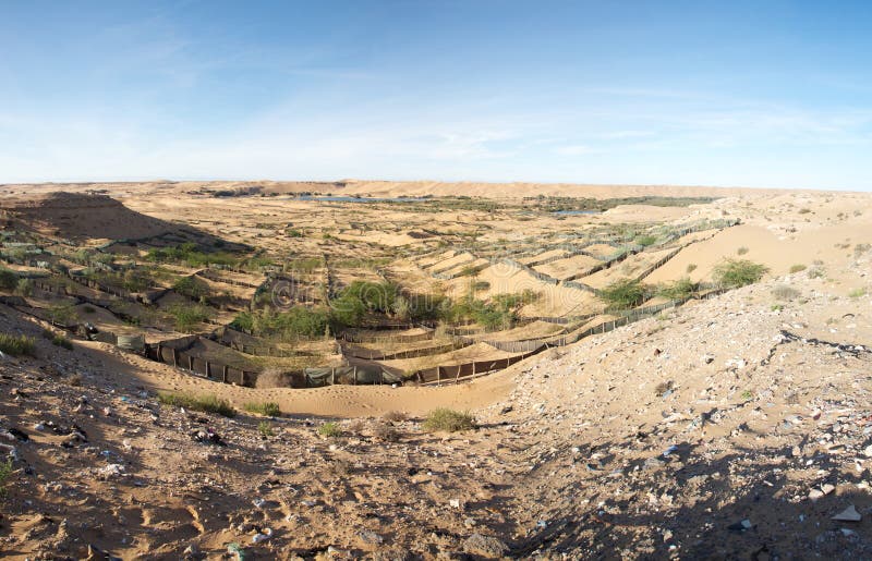 Wild landscape in Morocco stock images