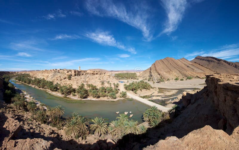 Wild landscape in Morocco stock images