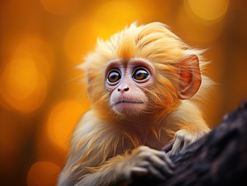 Illustration Wildlife Concept of Wild monkey stock illustration.