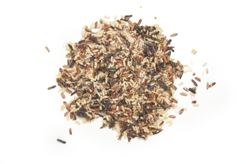 Wild Rice Top View of Pile stock image. Image of chinese 18372861