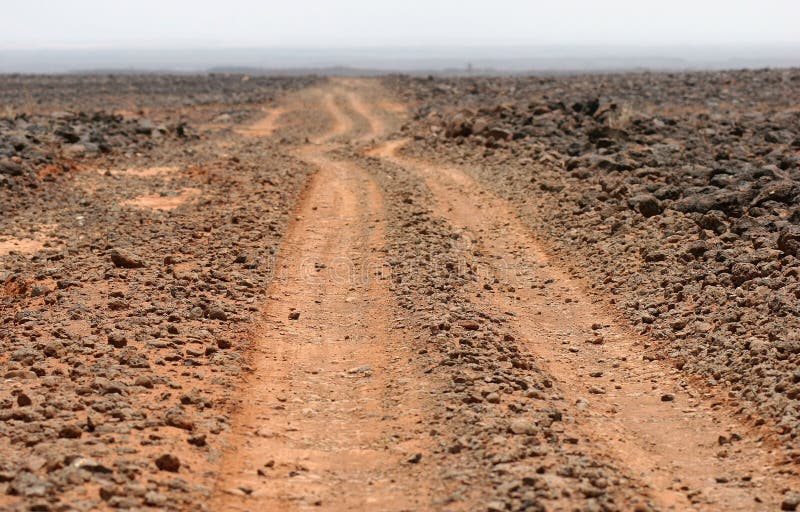Wild Rough Desert road