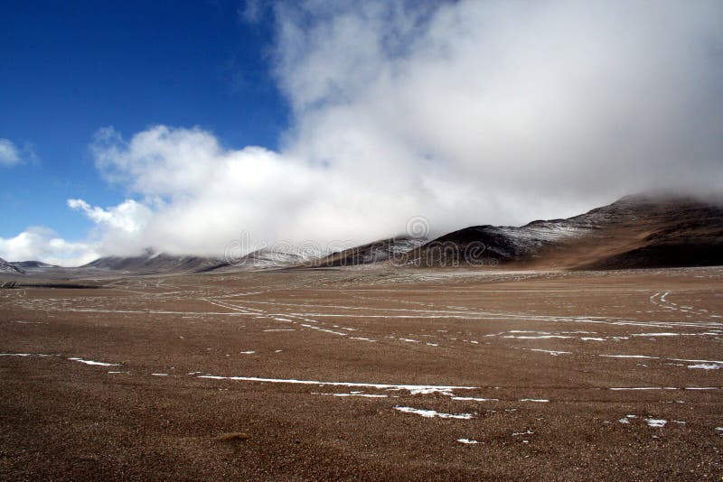 Wild scene of highland moutain pamirs tibet