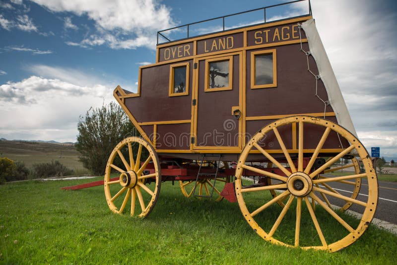 Wild West Covered Wagon Stock Images Image 34972234