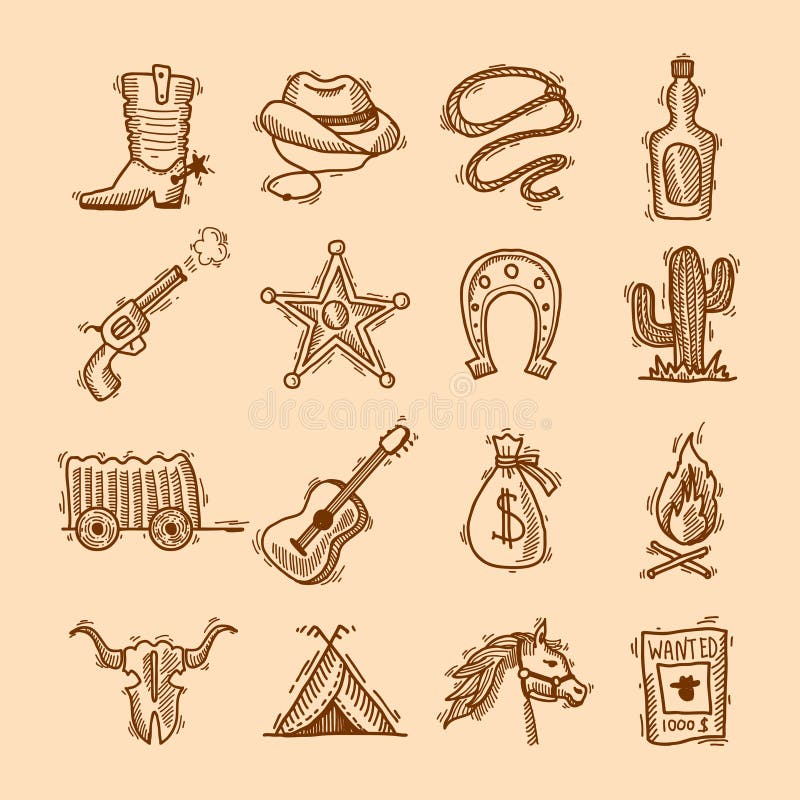 Wild west set