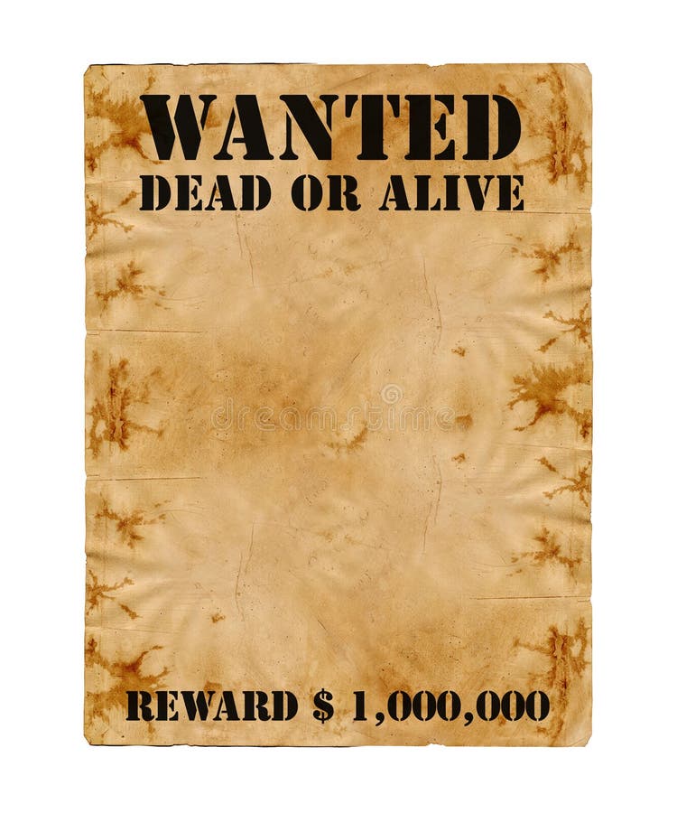 Wild West styled poster vector illustration