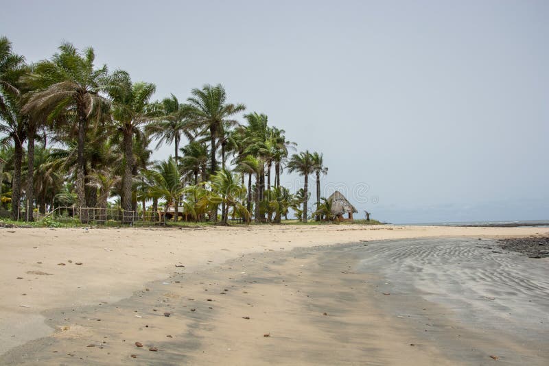 Wilden Strand Bel Air Guinewest-Afrika-boke Provinz