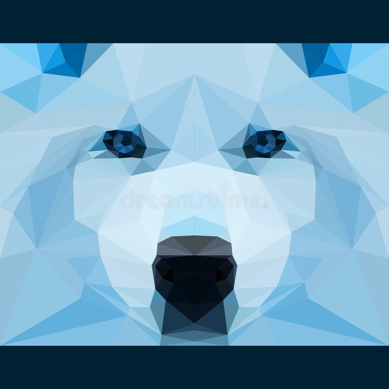 Wilder Wolf starrt vorwärts an Natur und Tierlebenthemahintergrund Abstrakte geometrische polygonale Dreieckillustration stock abbildung Wilder Wolf starrt vorwärts an Natur und Tierlebenthemahintergrund Abstrakte geometrische polygonale Dreieckillustration stock abbildung