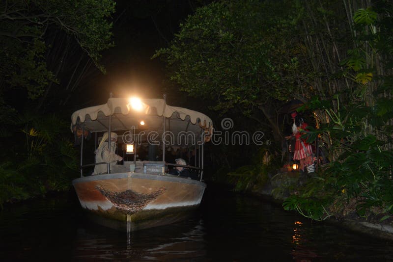 Wilderniscruise - Magisch Koninkrijk Walt Disney World royalty-vrije stock afbeelding Wilderniscruise - Magisch Koninkrijk Walt Disney World royalty-vrije stock afbeelding