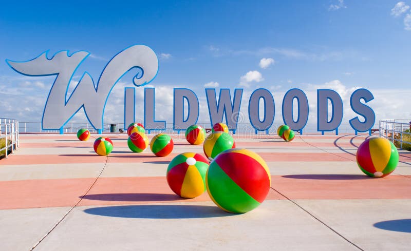 Wildwood Stock Image Image Of Fabulous Shore City Billboard