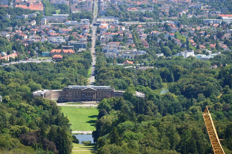 Wilhelmshoehe Castle Park in Kassel, Germany