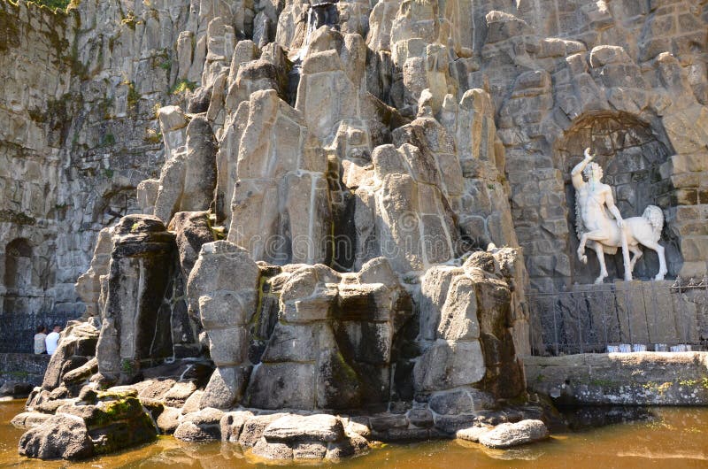 Wilhelmshoehe Castle Park in Kassel, Germany