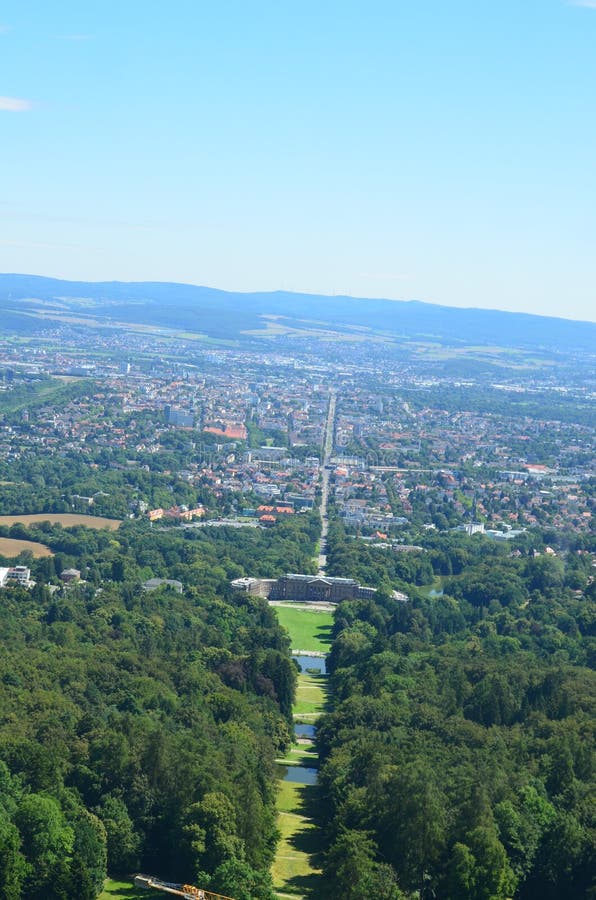 Wilhelmshoehe Castle Park in Kassel, Germany