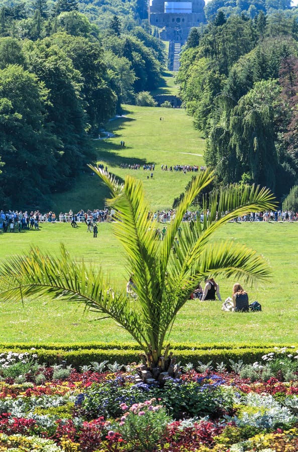 Wilhelmshoehe Castle Park in Kassel, Germany