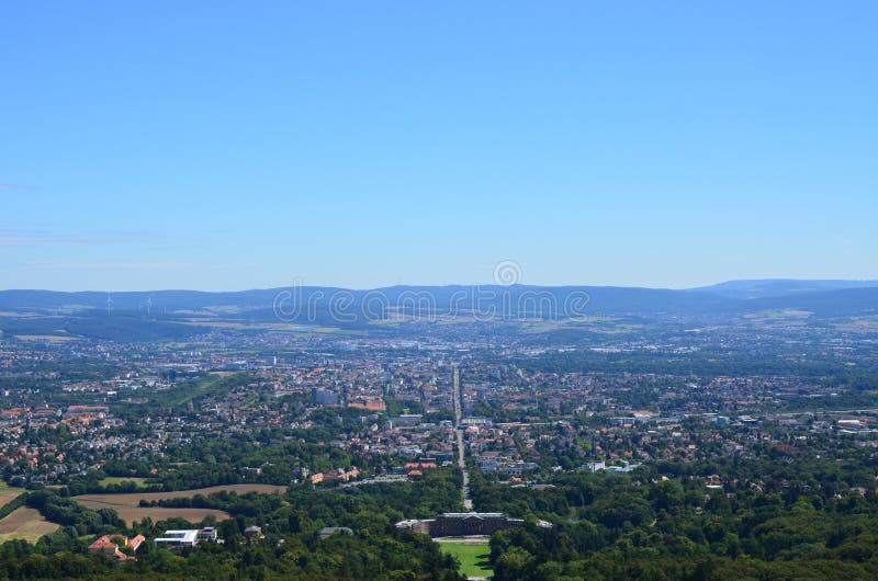 Wilhelmshoehe Castle Park in Kassel, Germany