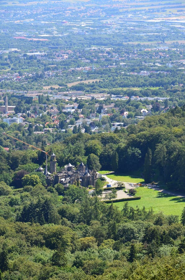 Wilhelmshoehe Castle Park in Kassel, Germany