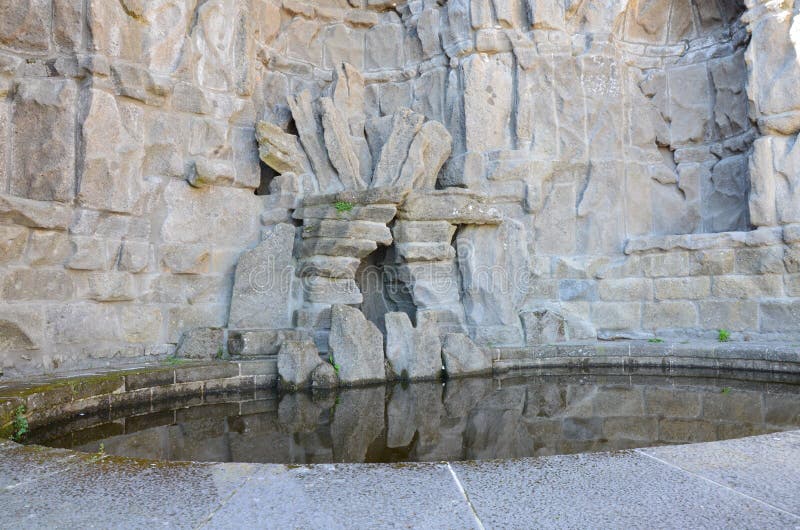 Wilhelmshoehe Castle Park in Kassel, Germany