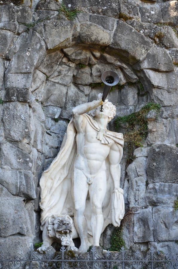 Wilhelmshoehe Castle Park in Kassel, Germany