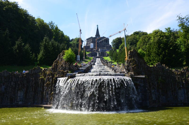 Wilhelmshoehe Castle Park in Kassel, Germany