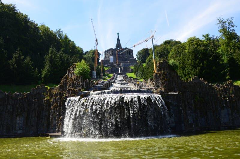 Wilhelmshoehe Castle Park in Kassel, Germany