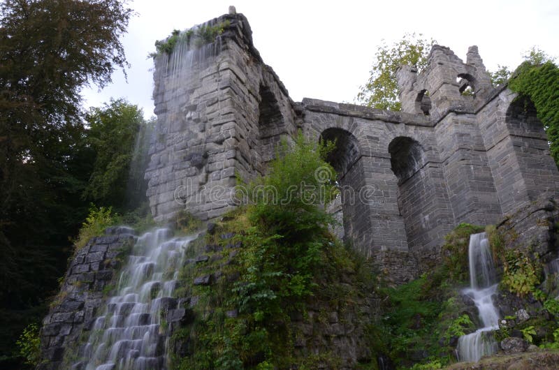 Wilhelmshoehe Castle Park in Kassel, Germany