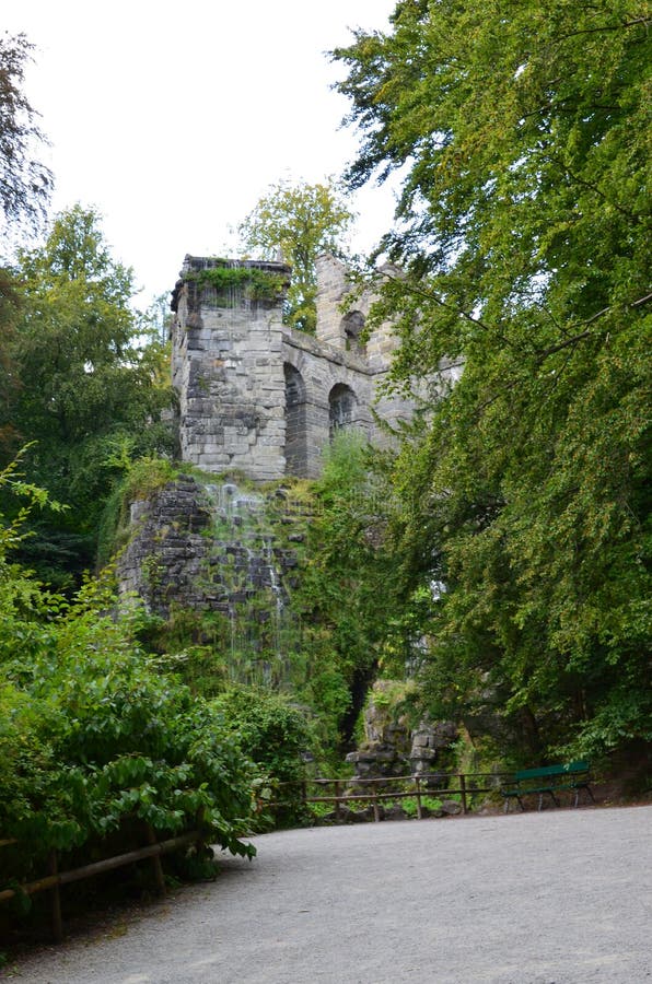 Wilhelmshoehe Castle Park in Kassel, Germany