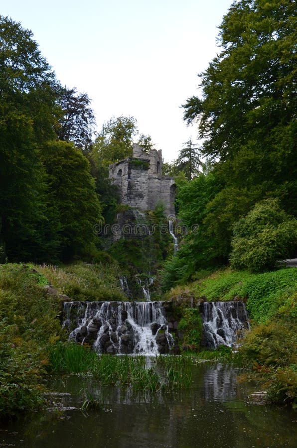 Wilhelmshoehe Castle Park in Kassel, Germany