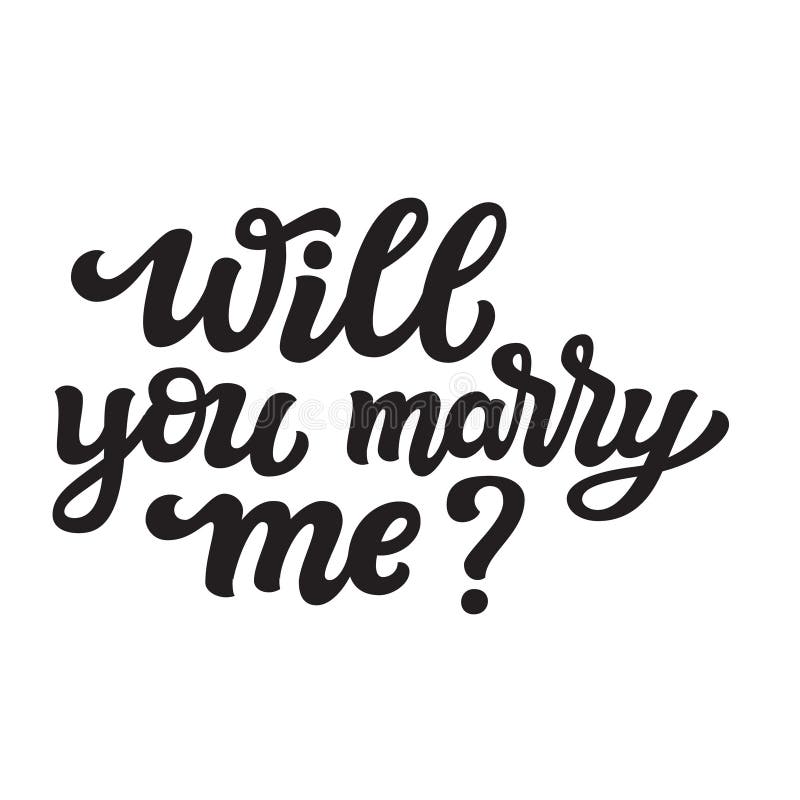 Will You Marry Me Script Sign for Proposal.