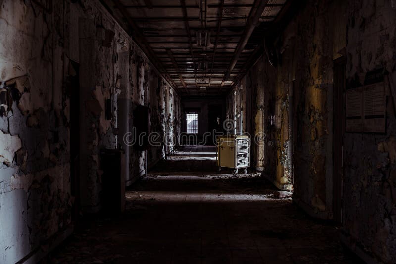 Willard Asylum for the Insane / State Hospital - Willard, New York stock image Willard Asylum for the Insane / State Hospital - Willard, New York stock image