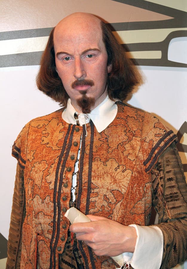 William Shakespeare wax statues at the famous Madame Tussaud's museum in London. William Shakespeare wax statues at the famous Madame Tussaud's museum in London.