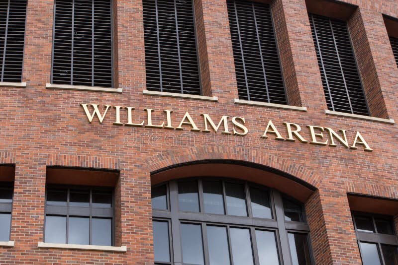 MINNEAPOLIS, MN/USA - JUNE 20, 2014: Williams Arena on the campus of the University of Minnesota. Williams Arena is home of the University of Minnesota Golden Gophers men's and women's basketball teams.