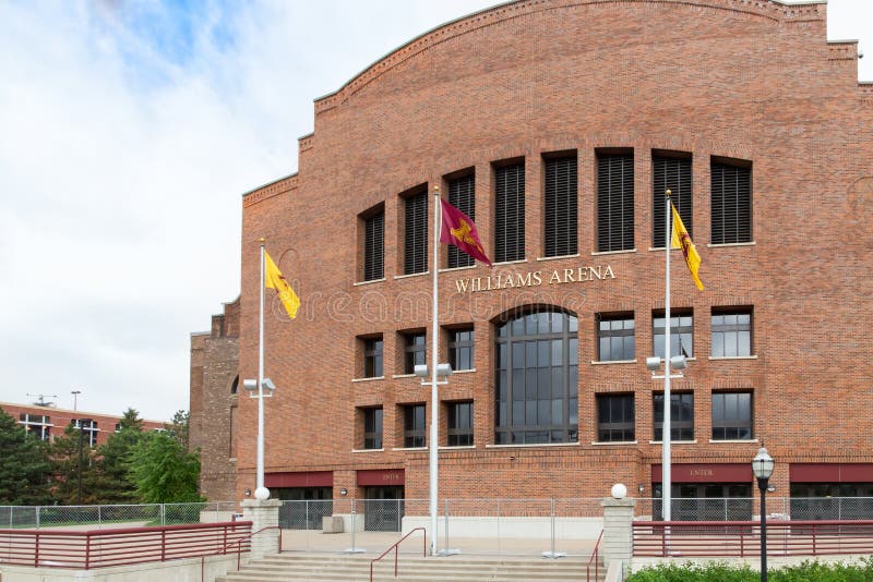 MINNEAPOLIS, MN/USA - JUNE 20, 2014: Williams Arena on the campus of the University of Minnesota. Williams Arena is home of the University of Minnesota Golden Gophers men's and women's basketball teams.