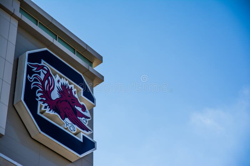 Williams Bryce Stadium South Carolina Gamecocks fotboll arkivbilder Williams Bryce Stadium South Carolina Gamecocks fotboll arkivbilder