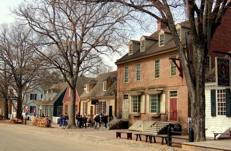 Williamsburg, VA: View along Duke of Gloucester St