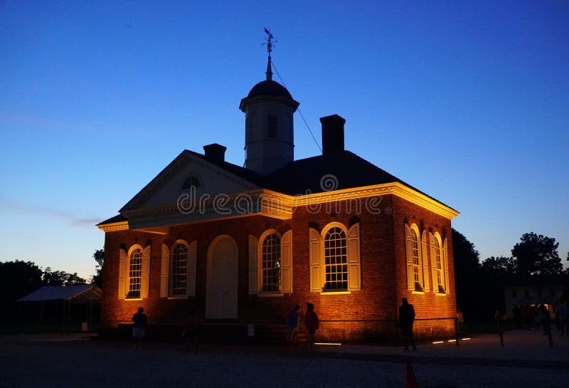 Williamsburg, Virginia, U.S June 30, 2020 the Courthouse Building