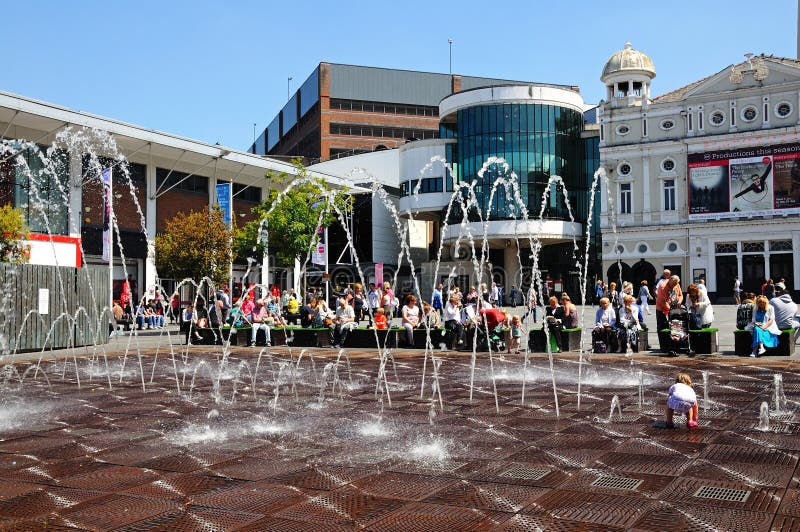 Williamson Square, Liverpool royalty-vrije stock foto's Williamson Square, Liverpool royalty-vrije stock foto's