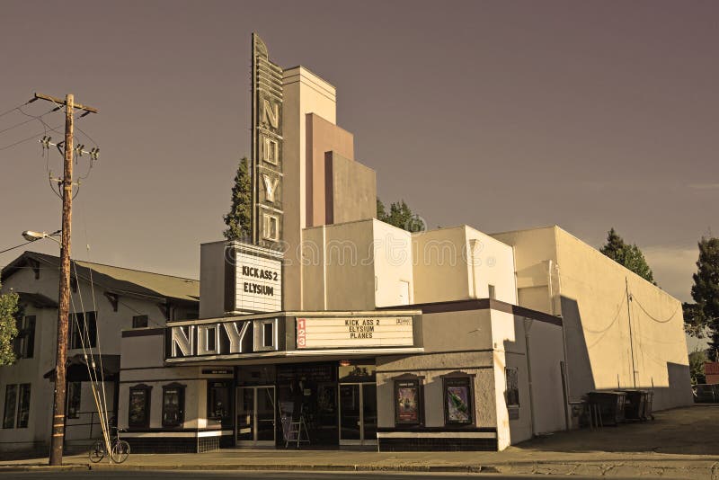 Willits cinema royalty free stock photography