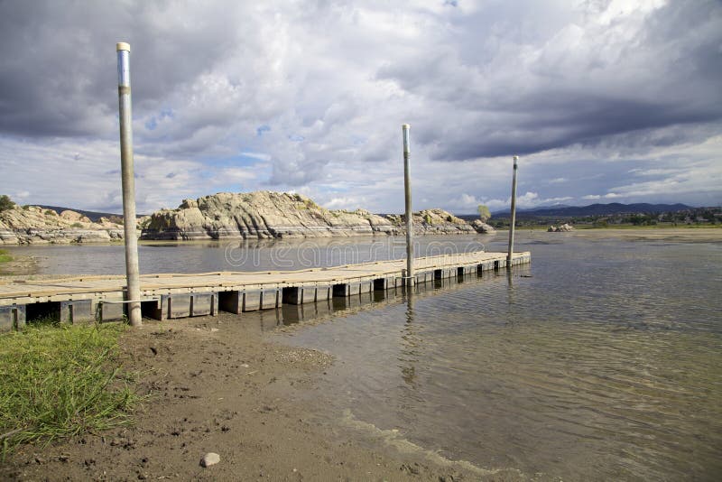 Willow Lake Boat Dock Prescott Arizona Stock Photo Image of arizona