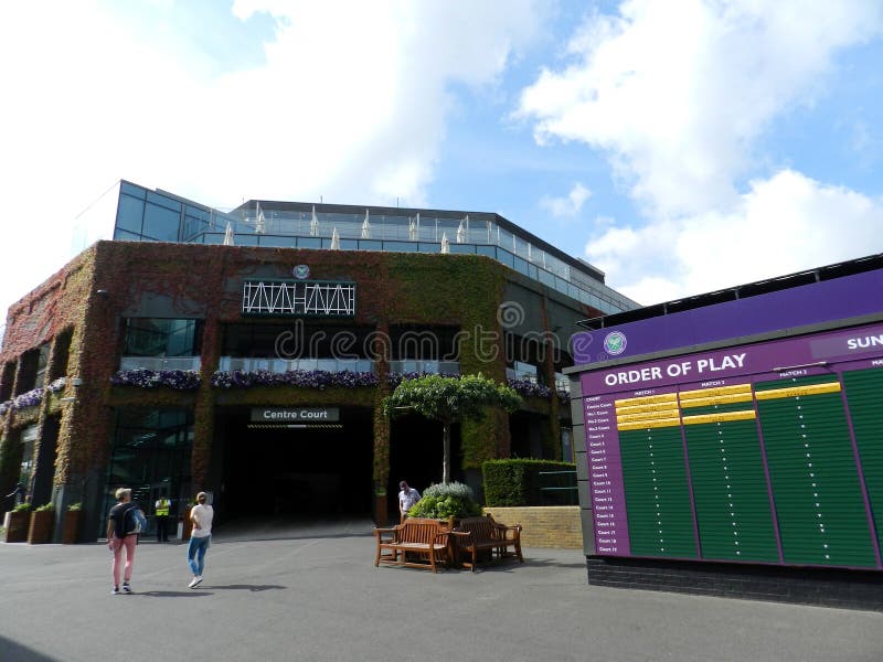 Centre Court, All England Lawn Tennis and Croquet Club. Wimbledon, United  Kingdom. Editorial Image - Image of english, museum: 135206215