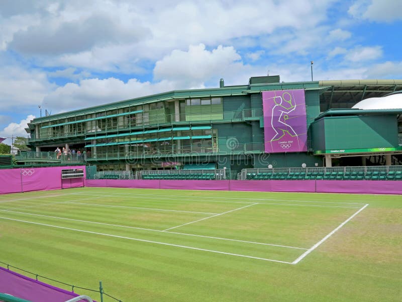 Wimbledon Tenisowy sąd zdjęcie stock Wimbledon Tenisowy sąd zdjęcie stock