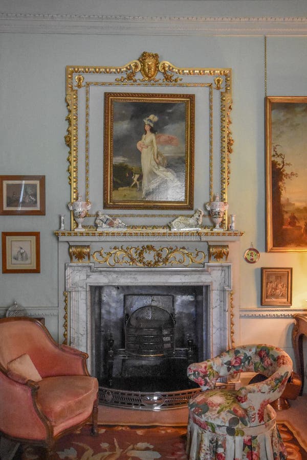Wimpole Hall Drawing Room photo stock Wimpole Hall Drawing Room photo stock